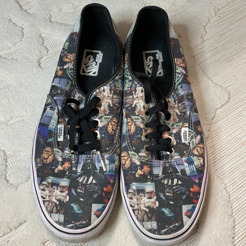 Vans Star Wars Collage Low-Top Sneakers in Black and Multi